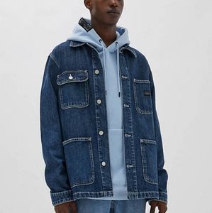 NWOT Pull & Bear retro denim chore jacket